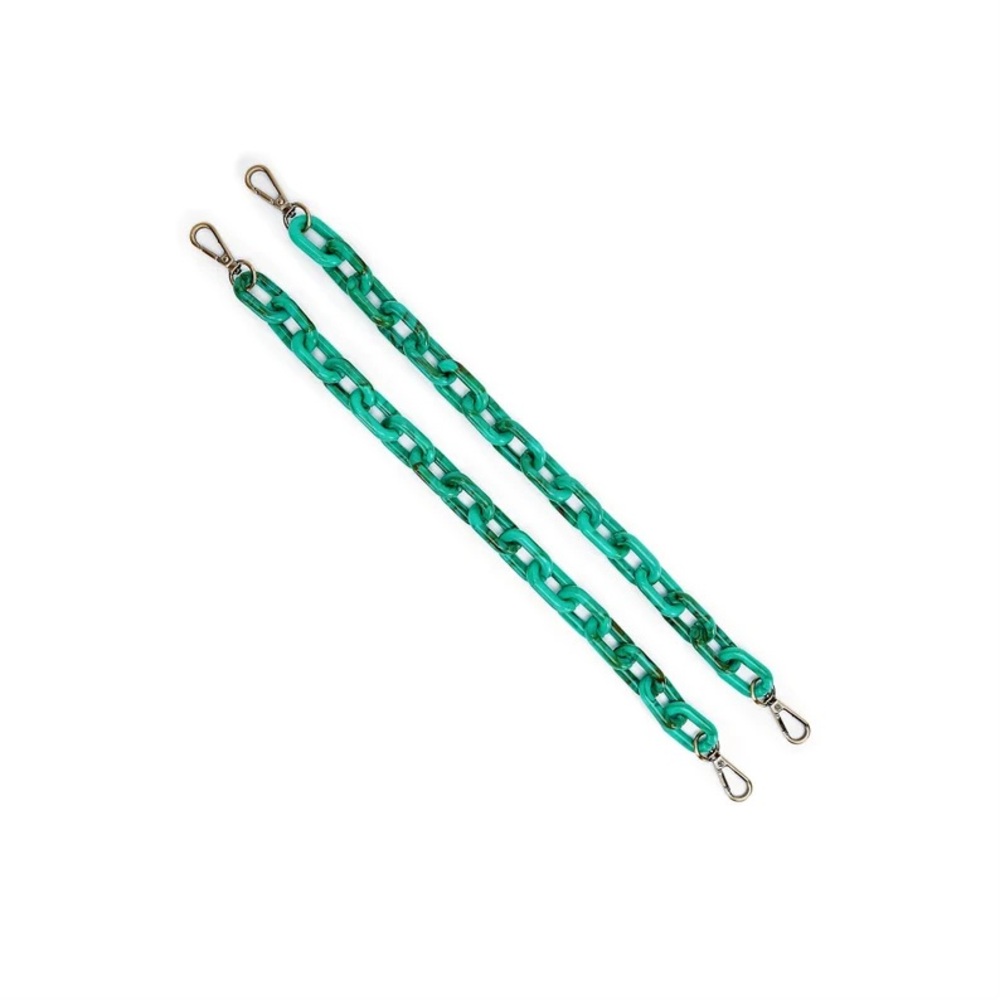 Turquoise Acrylic Chain Strap for Women’s Bags